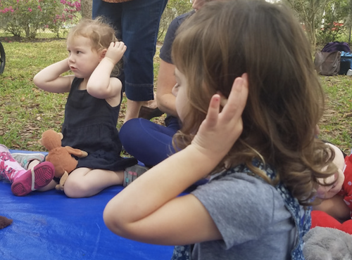 kids listening to each other