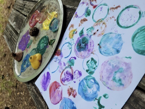 Create a Canvas with your child's drawings