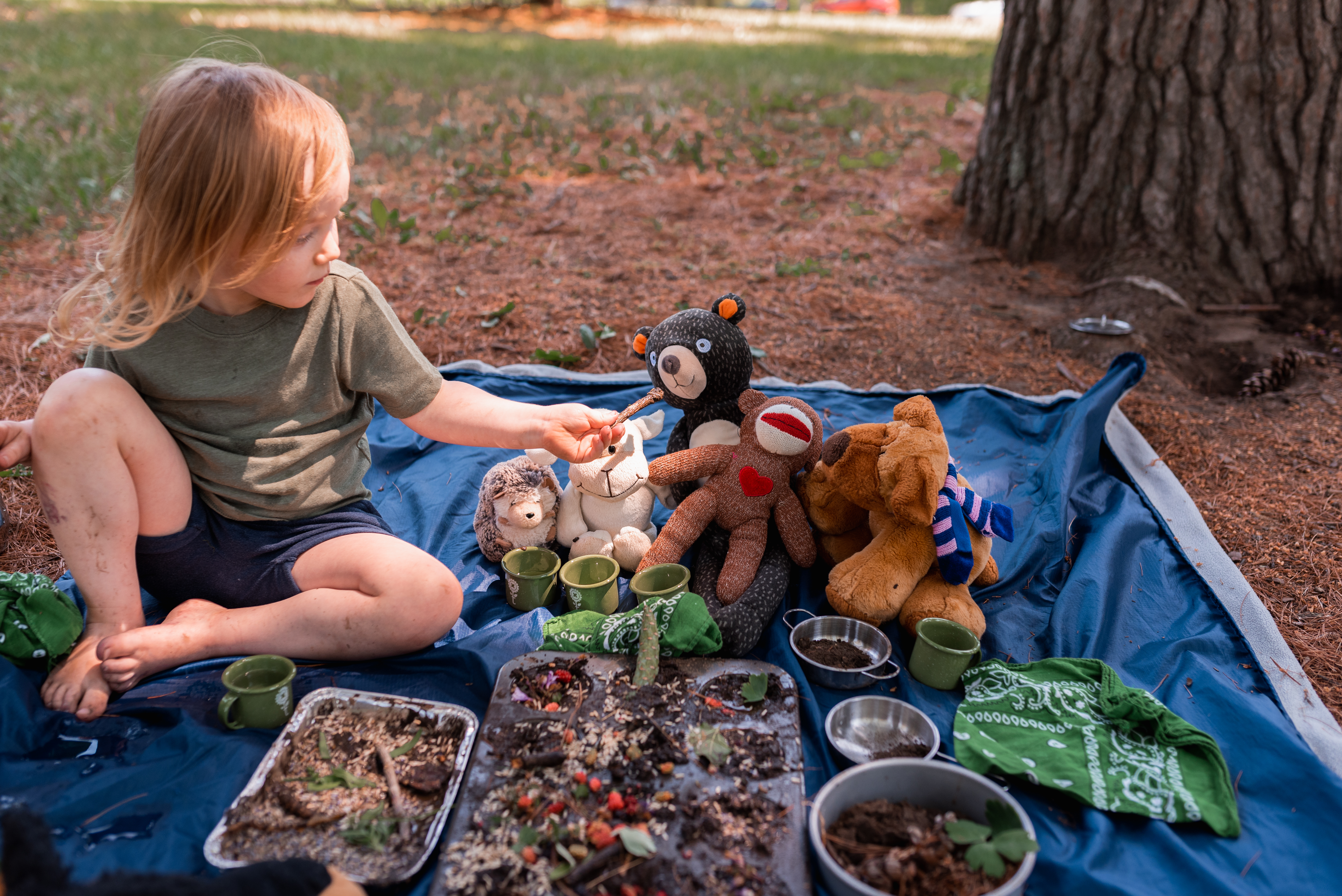 Teddy Bear Picnic - Tinkergarten outdoor activities where kids learn  through play